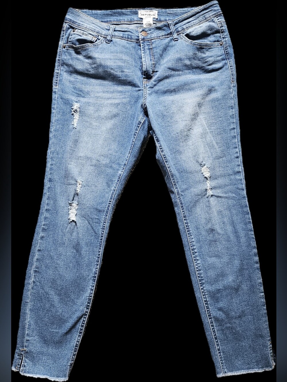 For The Republic Denim Jeans Crop, Size 12/30, Great Condition
